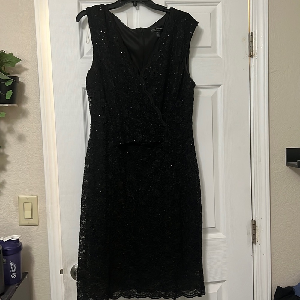 Black cocktail dress